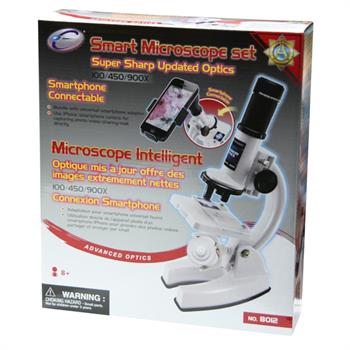 MICROSCOPIO SMART 100/450/900X CON LUCE
