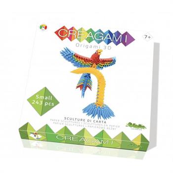 CREAGAMI ORIGAMI 3D PAPPAGALLO