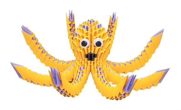 CREAGAMI ORIGAMI 3D POLPO