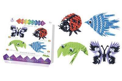 CREAGAMI ORIGAMI 3D - 4 SOGGETTI