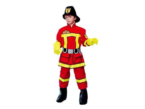 COSTUME VIGILE DEL FUOCO 5/6 ANNI
