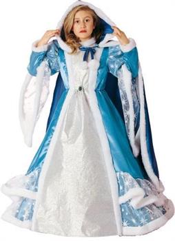 COSTUME PRINCIPESSA DELLE NEVI 5/6 ANNI