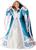 COSTUME PRINCIPESSA DELLE NEVI 5/6 ANNI