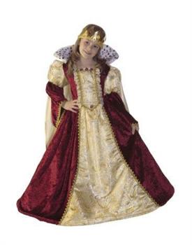 COSTUME QUEEN ISABEL TG 9/10 ANNI