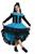COSTUME SALOON GIRL 5/6 ANNI