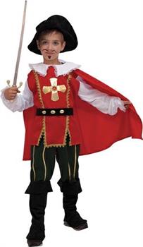 COSTUME MOSCHETTIERE DEL RE 5/6 ANNI