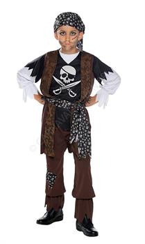COSTUME PIRATA JACK 7/8 ANNI