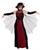 COSTUME VAMPIRA GOTHICA TAGLIA M