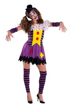 COSTUME HORROR CLOWNETTA DONNA TG.M