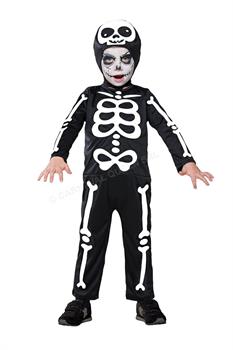 COSTUME SCHELETRINO 2/3 ANNI
