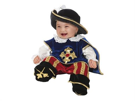 COSTUME PICCOLO MOSCHETTIERE 3/6 MESI