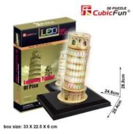 3D PUZZLE TORRE DI PISA CON LED