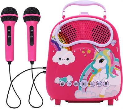KARAOKE CON 2 MICROFONI UNICORNO