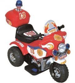 MOTO POMPIERI A BATTERIA ROSSA