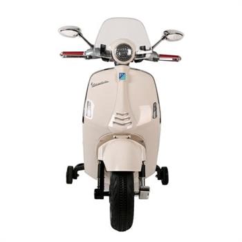 MOTO VESPA ELETTRICA RIDE ON BIANCA