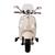 MOTO VESPA ELETTRICA RIDE ON BIANCA