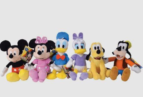 PELUCHE DISNEY 18CM ASSORTITI