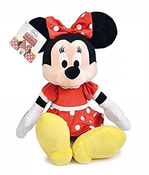 PELUCHE MINNIE VESTITO ROSSO CM 60
