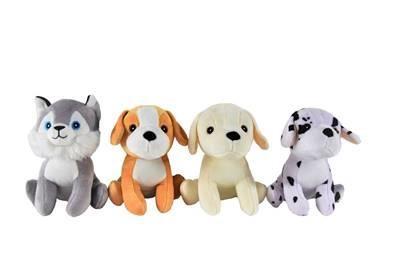 PELUCHE CANI 15 CM MODELLI ASSORTITI