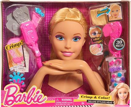 BARBIE TESTA PER ACCONCIATURE NEW