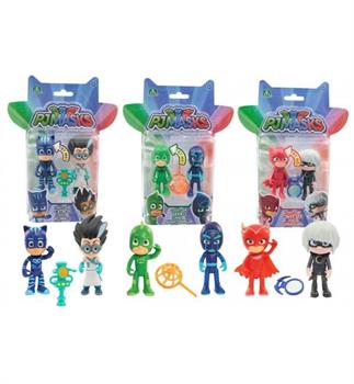 PJMASK SET 2 PERSONAGGI CON LUCE