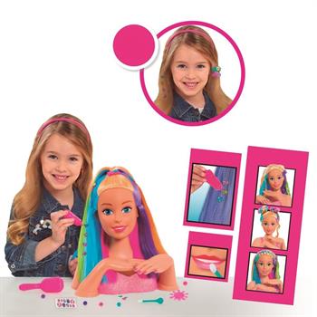 BARBIE TESTA PER ACCONCIATURE