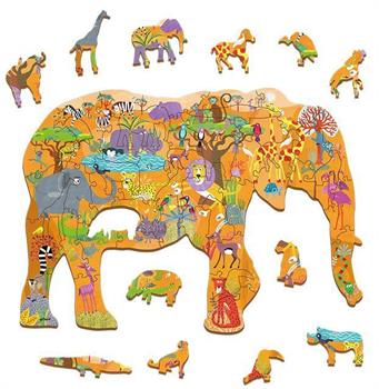 PUZZLE IN LEGNO - LA SAVANA