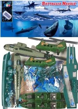 BUSTA BATTAGLIA NAVALE SOLDATI + NAVI