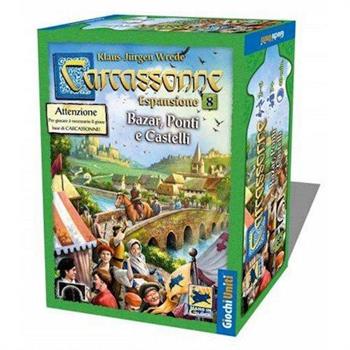 GIOCO CARCASSONNE BAZAR PONTI E CASTELLI