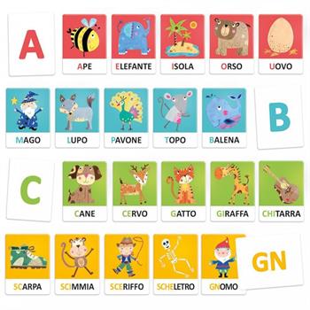 FLASHCARDS ALFABETO TATTILE E FONETICO