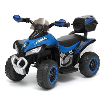 MINI QUAD BLU 6V CON BAULETTO
