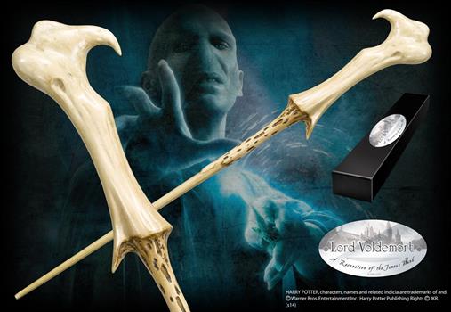 BACCHETTA LORD VOLDEMORT CON TARGA