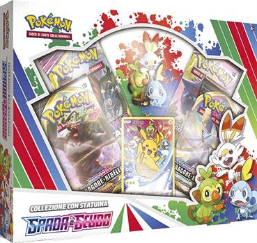 POKEMON SPADA E SCUDO BOX CON STATUA