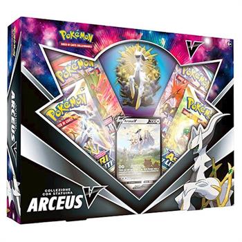 POKEMON BOX CON PERSONAGGIO - ARCEUS V