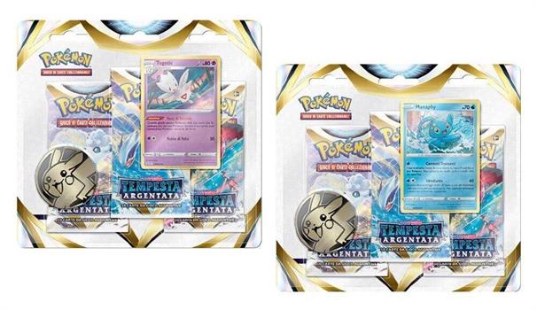 POKEMON TEMPESTA ARGENTATA SET 3 BUSTE