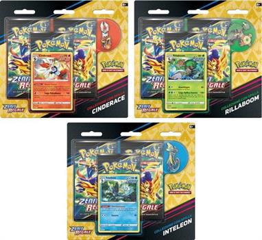 POKEMON COLLEZIONE 3 BUSTE + SPILLA ASS