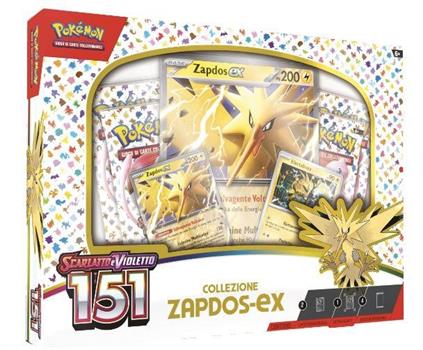 POKEMON 151 COLLEZIONE ZAPDOS-EX