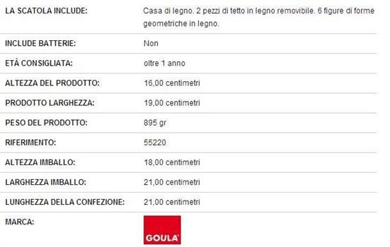 CASETTA FORME GEOMETRICHE