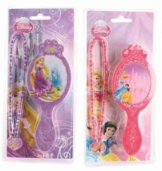 SPAZZOLA + COLLANA PRINCIPESSE DISNEY