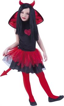 COSTUME DIAVOLESSA TG S 3-4 ANNI