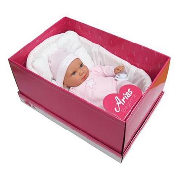 BAMBOLA BEBÈ CON PORTE-ENFANT CM 42