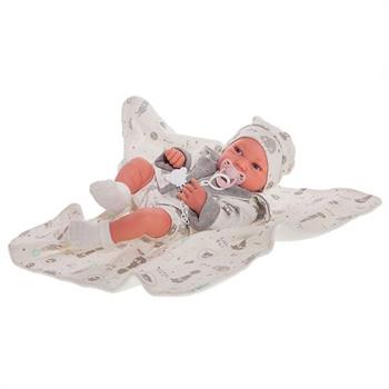 NEONATO BEBE' PIPO GRIGIO CM 42