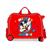 VALIGIA CAVALCABILE ROSSA CIRCLE MICKEY
