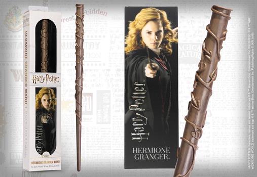 BACCHETTA HERMIONE CON SEGNALIBRO 3D