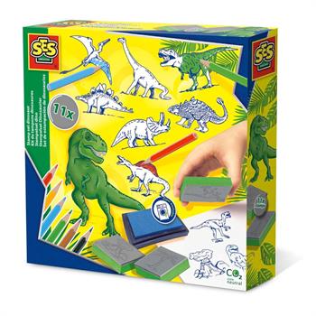 SET TIMBRI DINOSAURI