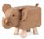 POUFF ELEFANTE MARRONE