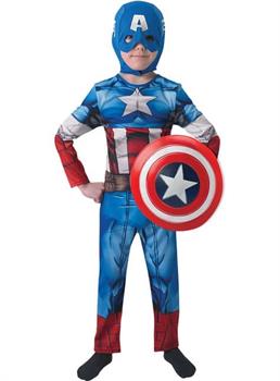 COSTUME CAPITAN AMERICA CON SCUDO TG.L