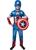 COSTUME CAPITAN AMERICA CON SCUDO TG.L