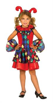 COSTUME GIULLARE BAMBINA 5/7 ANNI