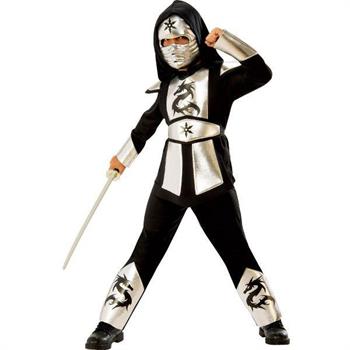 COSTUME SILVER NINJA DRAGON 5/7 ANNI